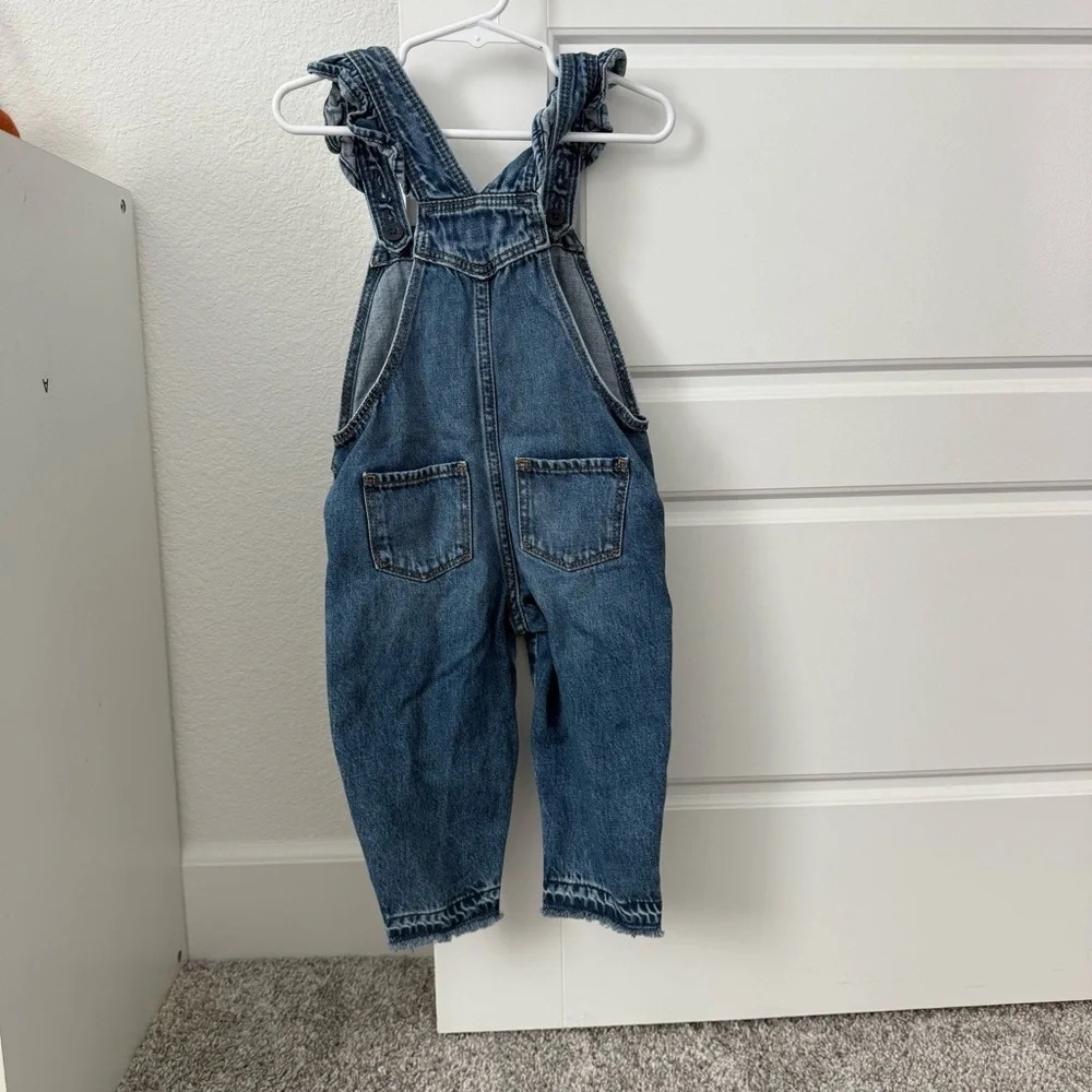 GAP X Disney Toddler Girl Minnie Mouse Overalls- 2T